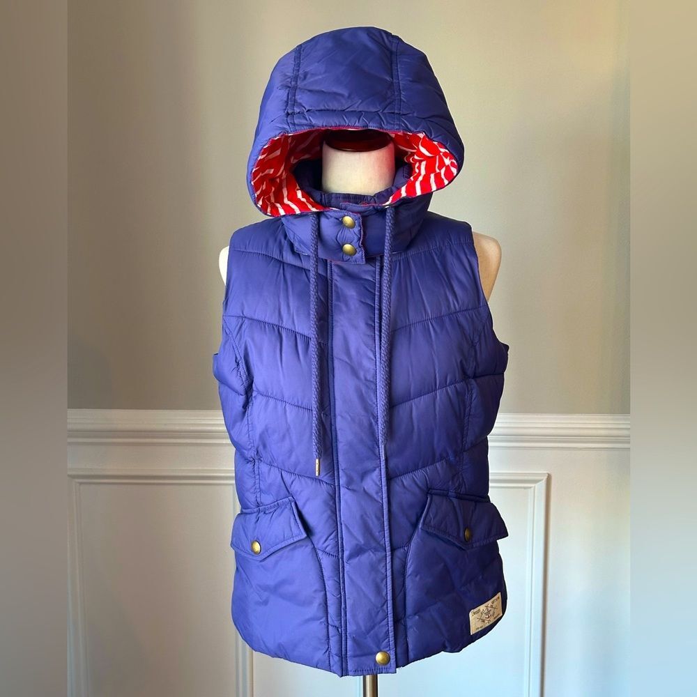 Joules Charmwood Womens Hooded Vest size 8